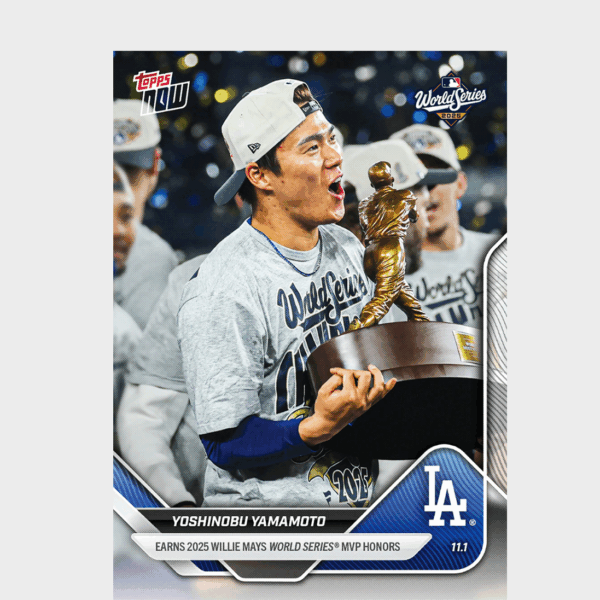 「GOH’S」Yoshinobu Yamamoto - 2025 MLB Topps NOW® - Card 926 - PR: 41205