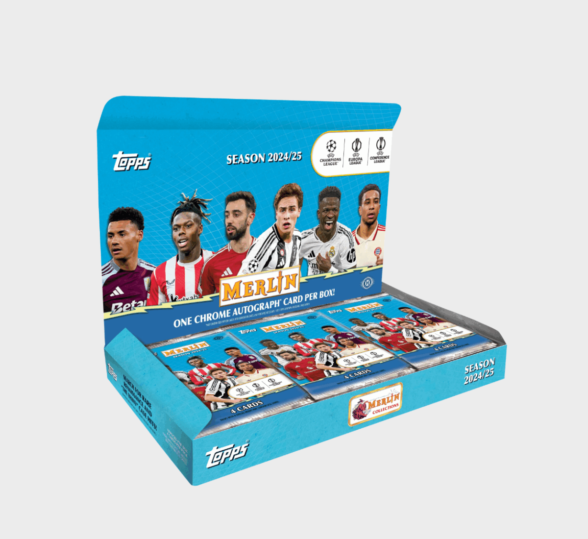 「GOH’S」團拆 2024-25 TOPPS Merlin UCC 梅林 Hobby 1箱(12盒) Case Break 選隊 #MERHBT9