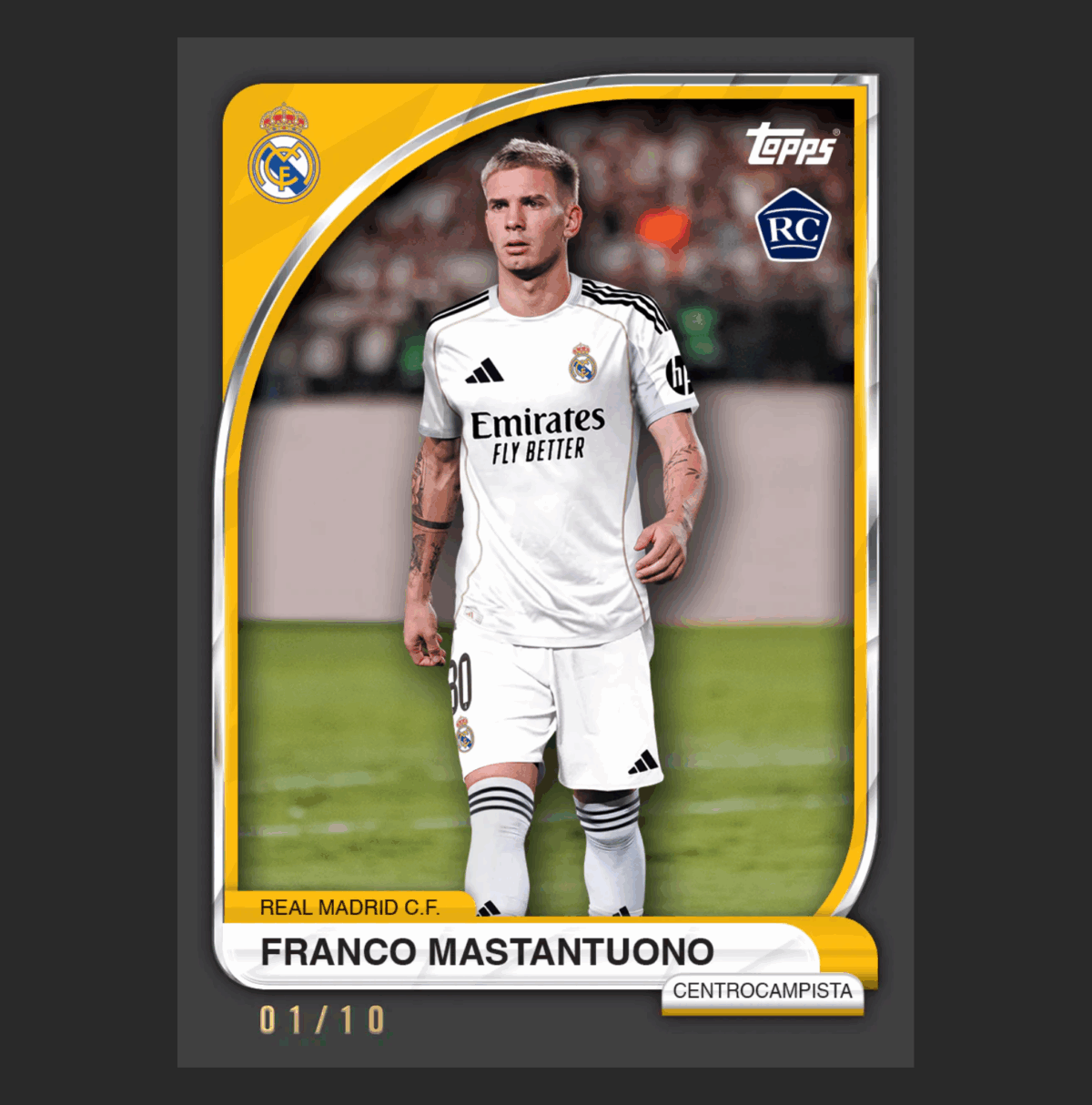 「GOH’S」2025-26 TOPPS Real Madrid Collector Tin 皇馬鐵盒隊盒