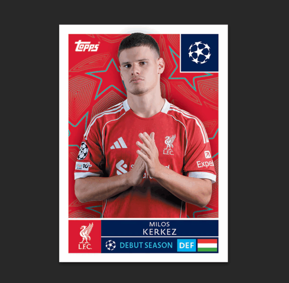 「GOH’S」2025-26 TOPPS UEFA Champions League Stickers - 歐冠貼紙SOLO