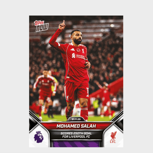 「GOH’S」Mohamed Salah - 2025-26 Premier League Topps NOW® - Card 46 - PR: 1406