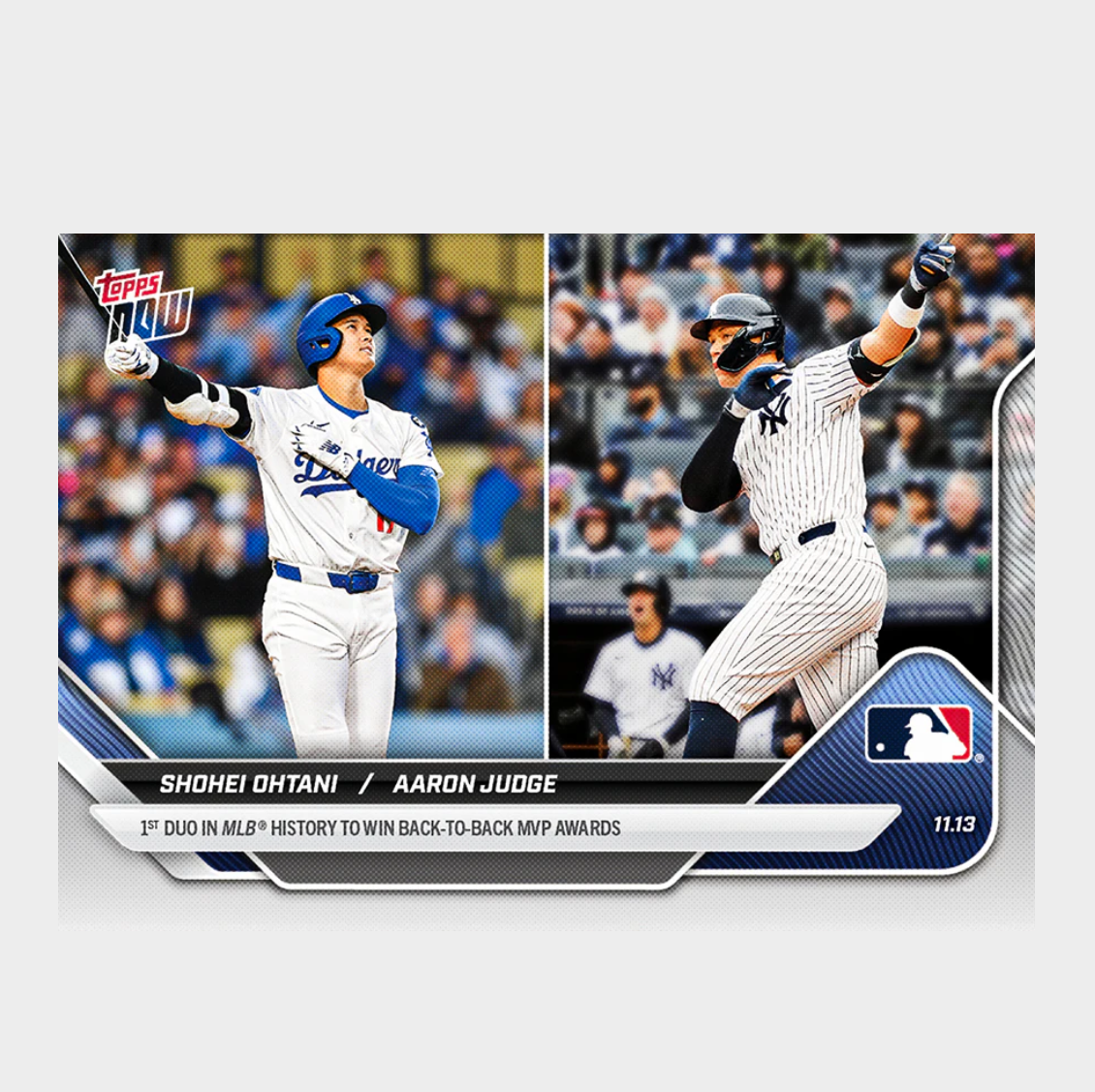 「GOH’S」Shohei Ohtani / Aaron Judge - 2025 MLB Topps NOW® - Card OS-9 - PR: 66,286