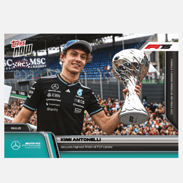 「GOH’S」Kimi Antonelli - 2025 Formula 1® Topps NOW® - Card 76 - PR: 3876