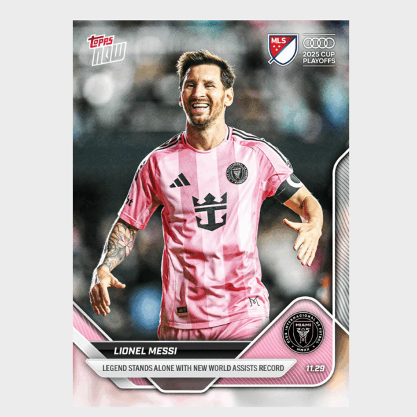 「GOH’S」Lionel Messi - 2025 MLS Topps NOW® - Card 139 - PR: 4975