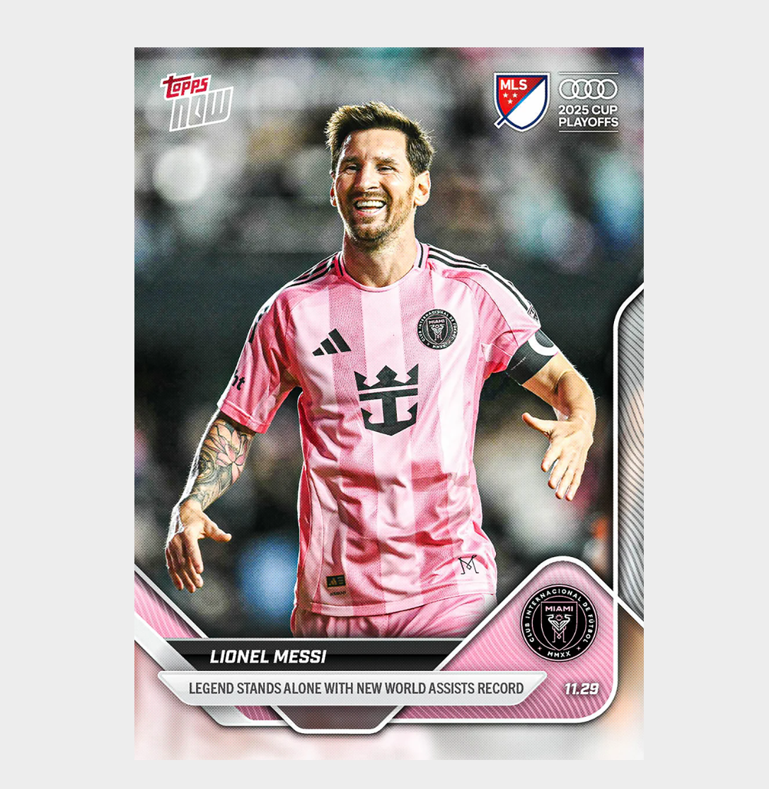 「GOH’S」Lionel Messi - 2025 MLS Topps NOW® - Card 139 - PR: 4975