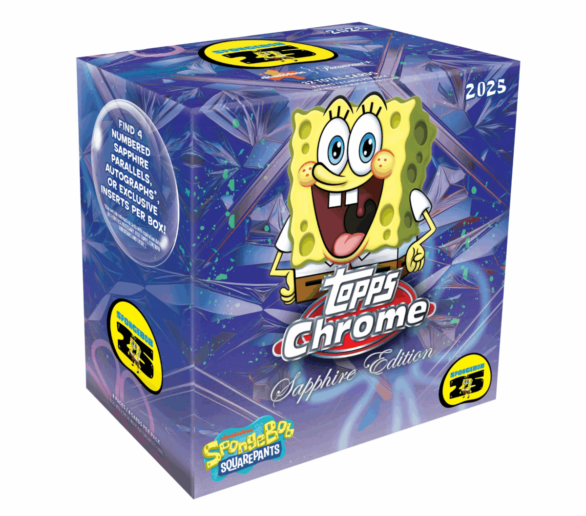 「GOH’S」#團拆 2025 Topps Chrome Sapphire SpongeBob 1盒  藍寶石系列隨機編號 #GOHSN1