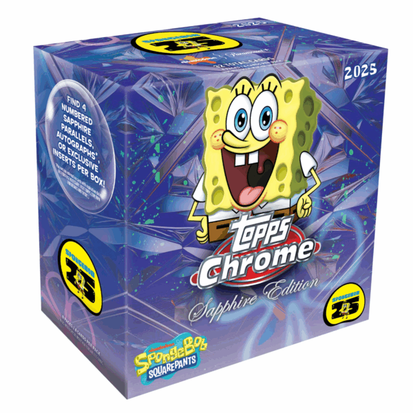 「GOH’S」#團拆 2025 Topps Chrome Sapphire SpongeBob 1盒  藍寶石系列隨機編號 #GOHSN1