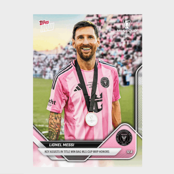 「GOH’S」Lionel Messi - 2025 MLS Topps NOW® - Card 144 - PR: 9015
