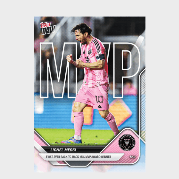 「GOH’S」Lionel Messi - 2025 MLS Topps NOW® - Card 145 - PR: 12722