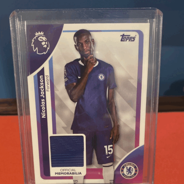 「GOH’S」Topps Premier League 2025/2026 Nicolas Jackson Patch Card - 代購