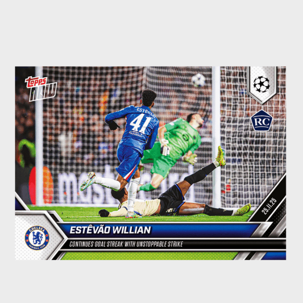 「GOH’S」Estêvão Willian - 2025-26 UCL Topps NOW® - Card 52 - PR: 7977