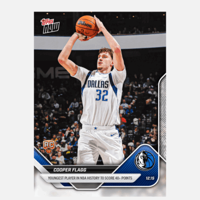 「GOH’S」Cooper Flagg - 2025-26 NBA Topps NOW® - Card 86 - PR: 42224