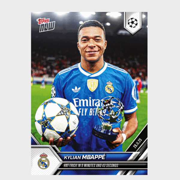「GOH’S」Kylian Mbappé - 2025-26 UCL Topps NOW® - Card 59 - PR: 2660