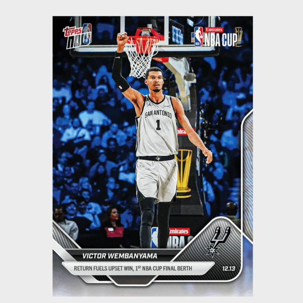 「GOH’S」Victor Wembanyama - 2025-26 NBA Topps NOW® - Card 83 - PR: 2560
