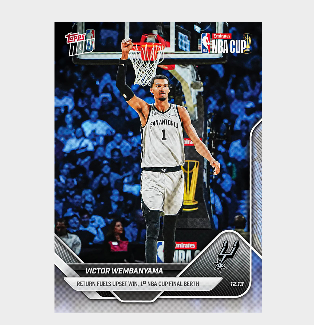 「GOH’S」Victor Wembanyama - 2025-26 NBA Topps NOW® - Card 83 - PR: 2560