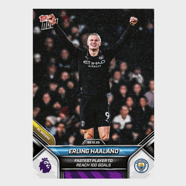 「GOH’S」Erling Haaland - 2025-26 Premier League Topps NOW® - Card 68 - PR: 3526