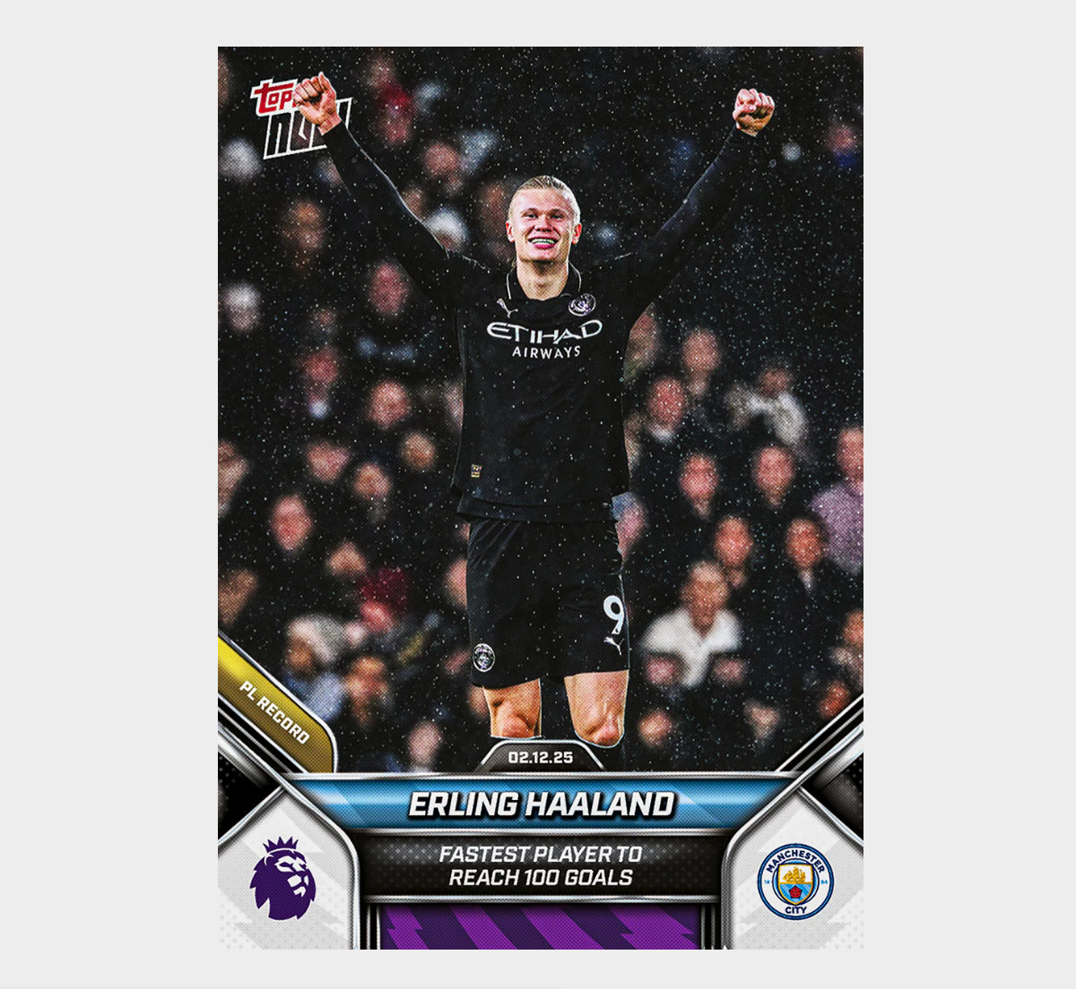 「GOH’S」Erling Haaland - 2025-26 Premier League Topps NOW® - Card 68 - PR: 3526