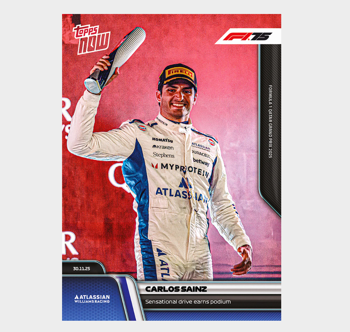 「GOH’S」Carlos Sainz - 2025 Formula 1® Topps NOW® - Card 84 - PR: 1642