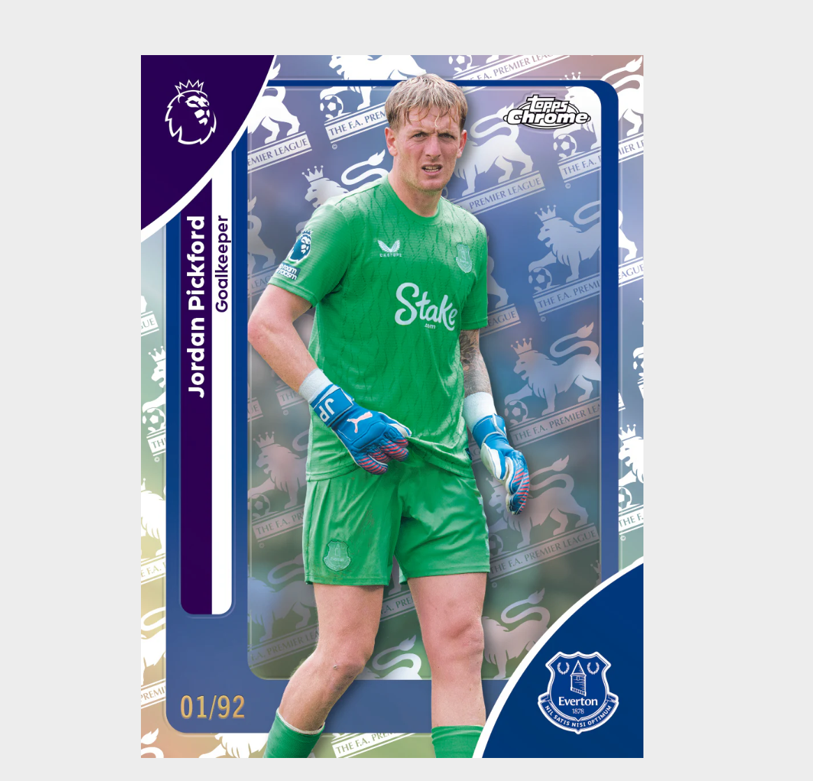 「GOH’S」2025-26 TOPPS Chrome Premier League EPL Hobby Box 英超哈比
