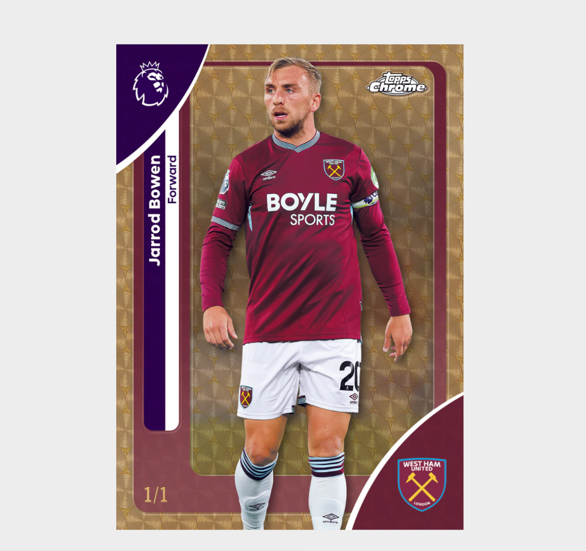 「GOH’S」2025-26 TOPPS Chrome Premier League EPL Hobby Box 英超哈比