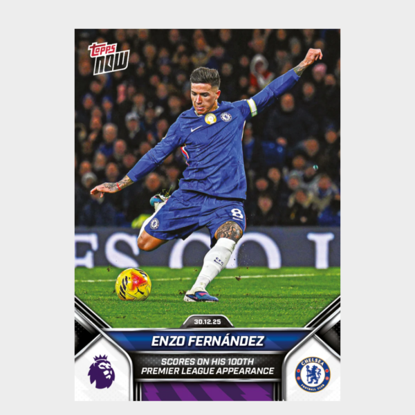 「GOH’S」Enzo Fernández - 2025-26 Premier League Topps NOW® - Card 96 - PR: 788