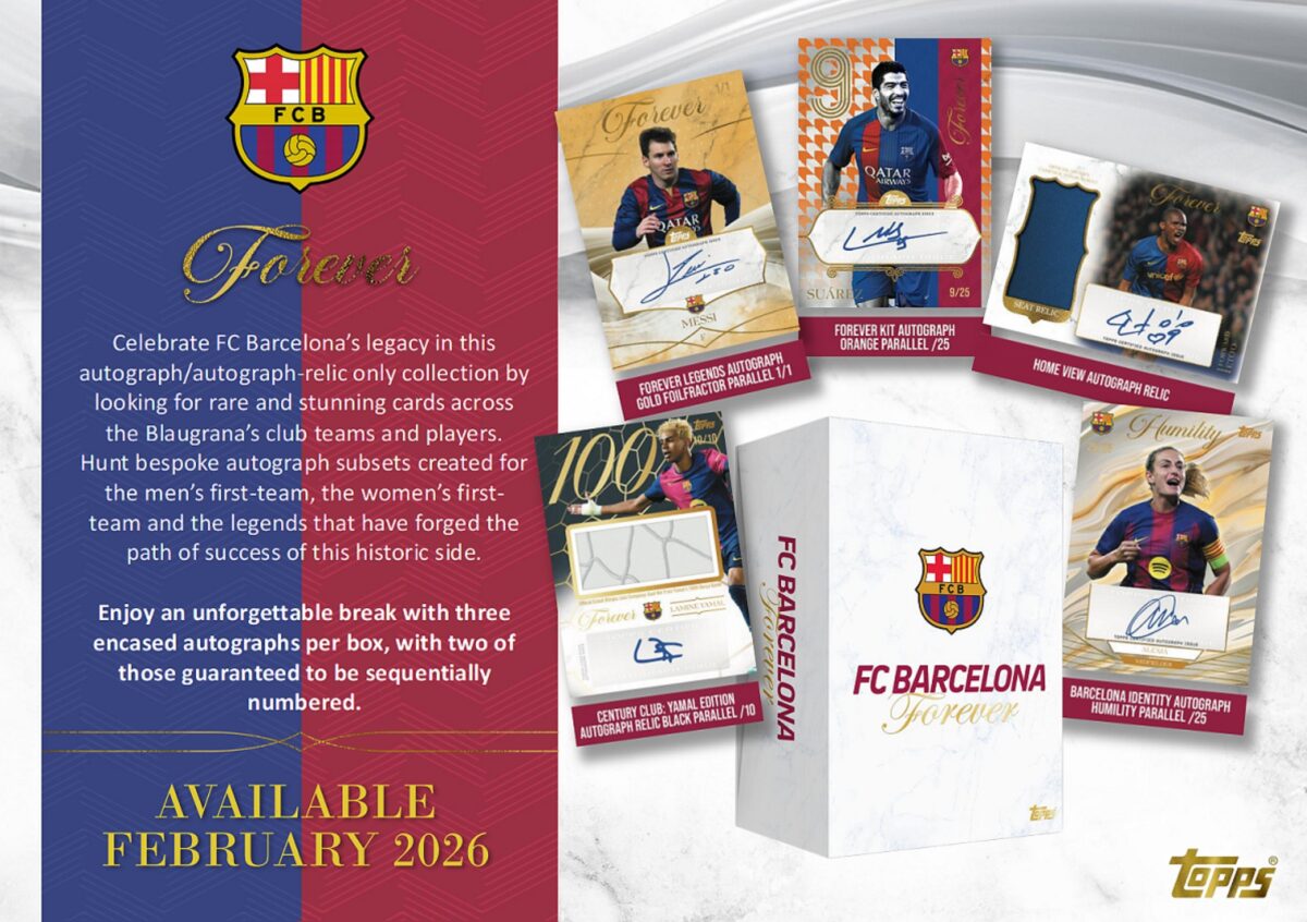 「GOH’S」2025-26 TOPPS FC Barcelona Forever 巴薩永恆隊盒