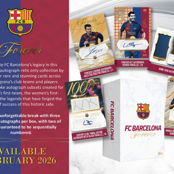 「GOH’S」2025-26 TOPPS FC Barcelona Forever 巴薩永恆隊盒
