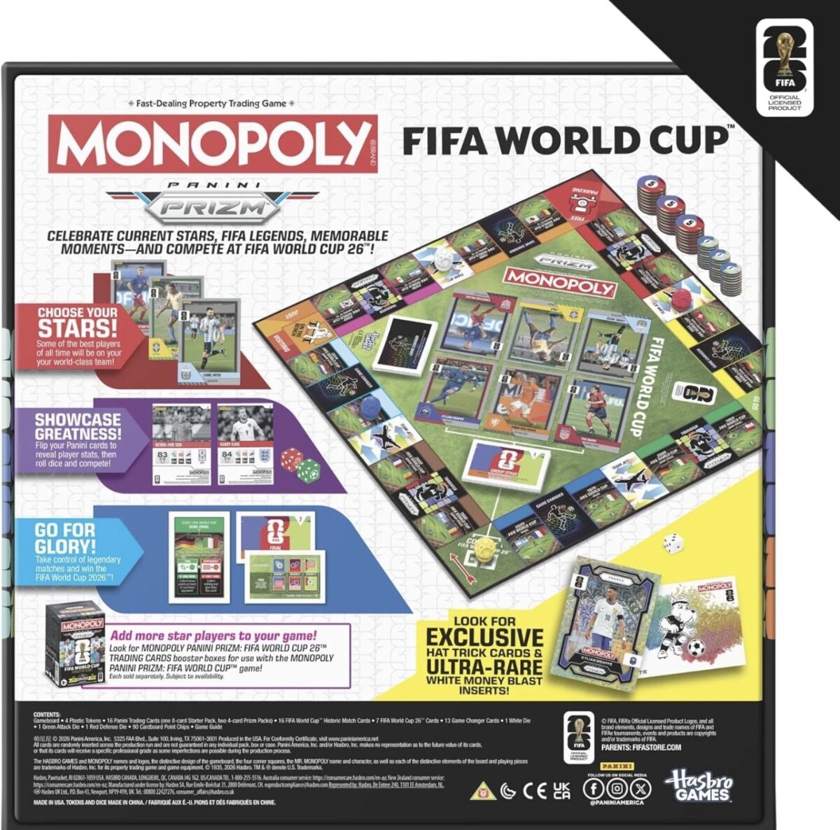 「GOH’S」2026 PANINI Prizm World Cup Monopoly Game Board - 世界杯大富翁桌遊