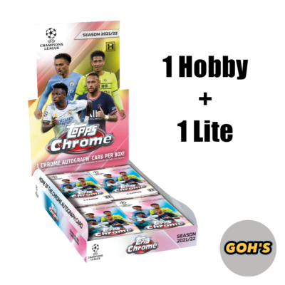 「GOH’S」#團拆 2021/22 TOPPS Chrome UCC Hobby1盒 + Lite1盒選隊#GOHST18