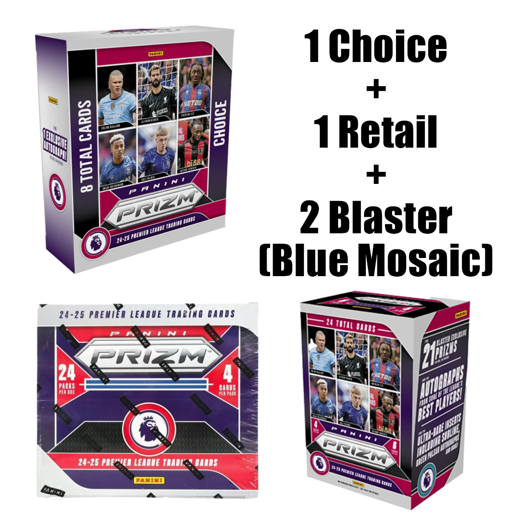 「GOH’S」#團拆 2024-25 Panini Prizm EPL 1Choice+1Retail+2藍馬賽克手雷 #GOHST19