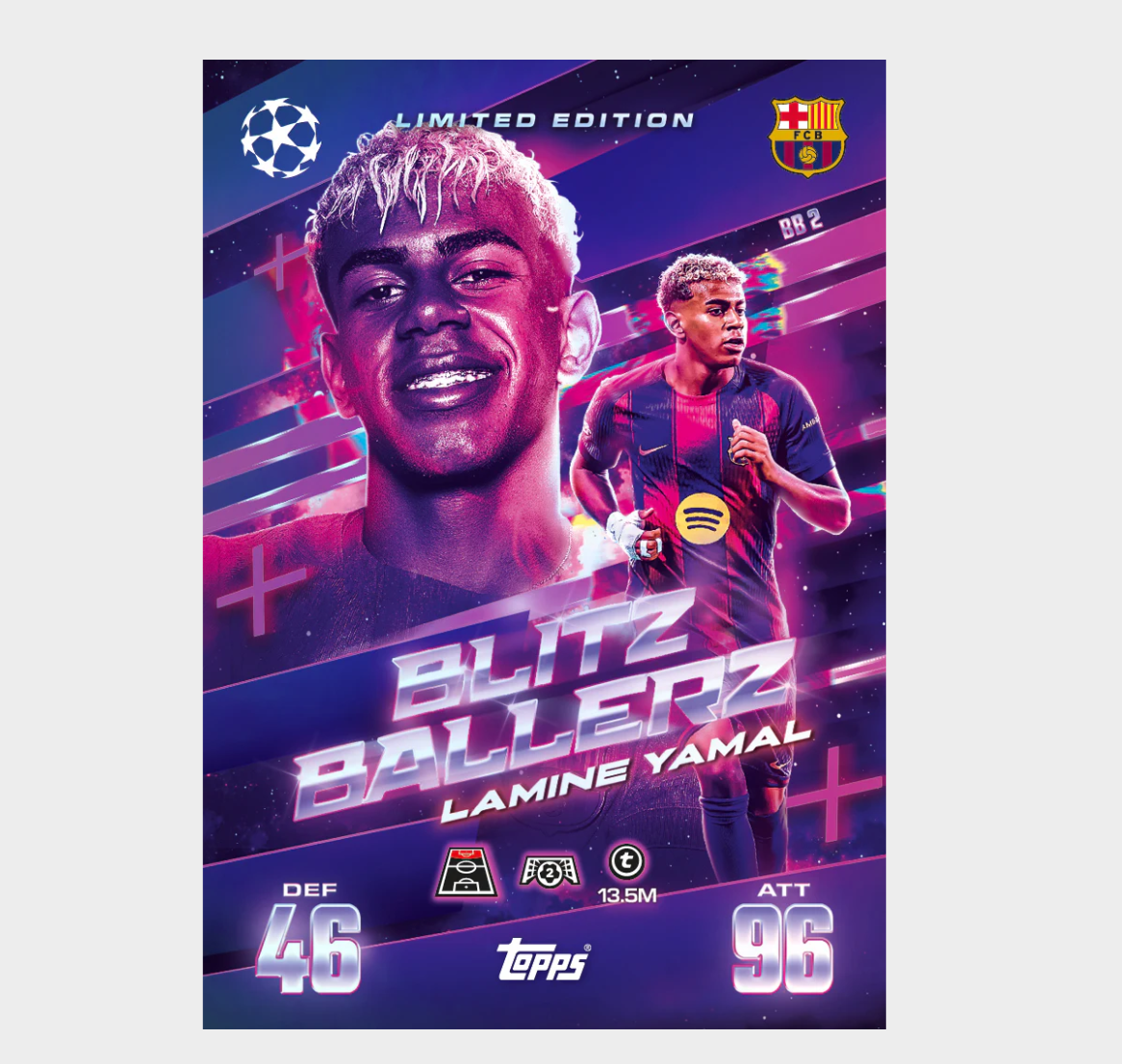 「GOH’S」2025-26 TOPPS Match Attax Extra UCC Mega Tin - Blitzballers紫色