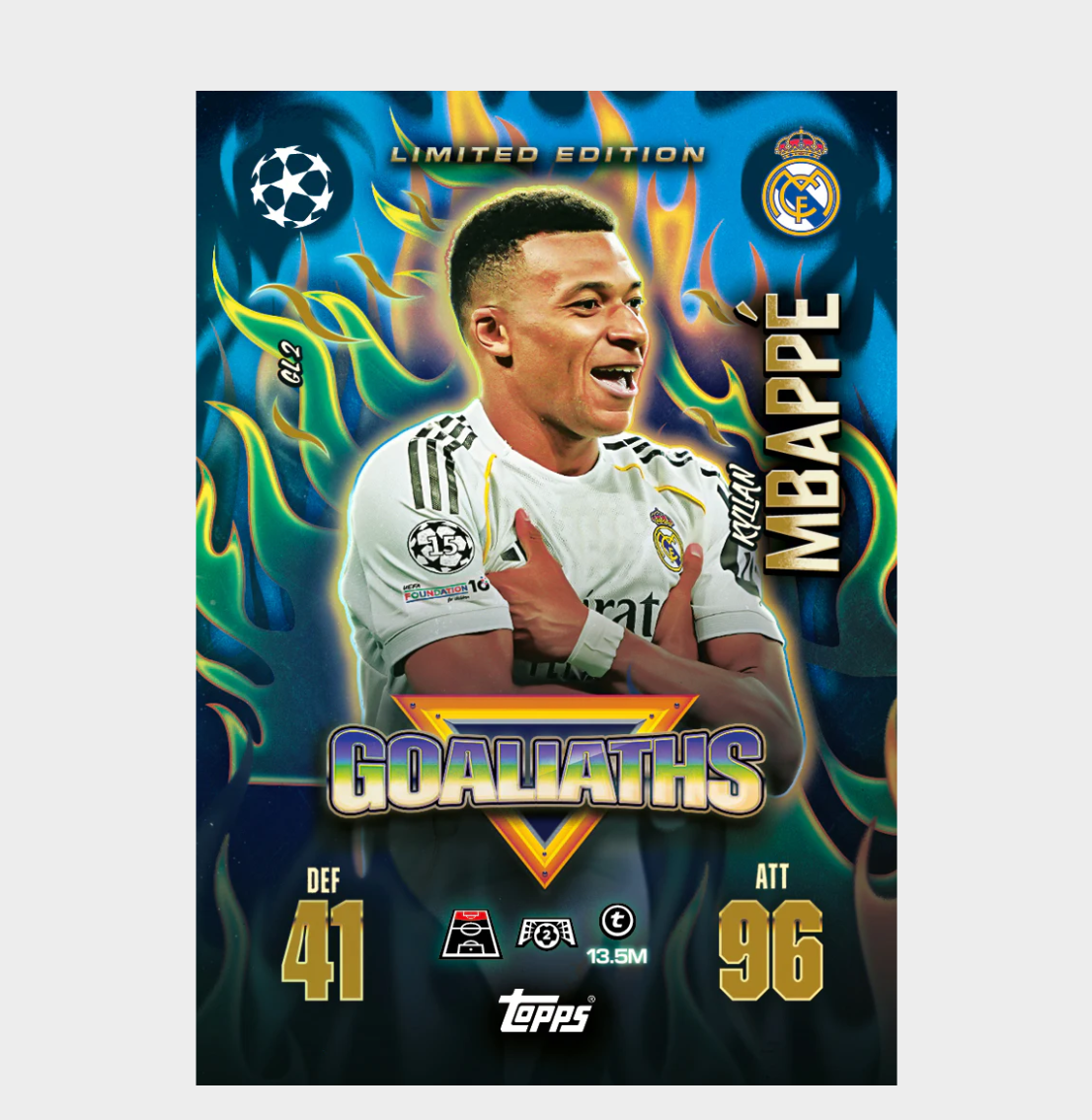 「GOH’S」2025-26 TOPPS Match Attax Extra UCC Mega Tin - Goliaths藍色
