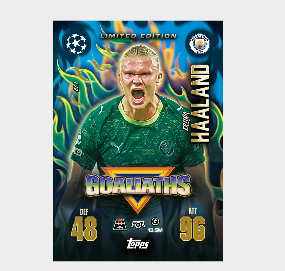 「GOH’S」2025-26 TOPPS Match Attax Extra UCC Mega Tin - Goliaths藍色