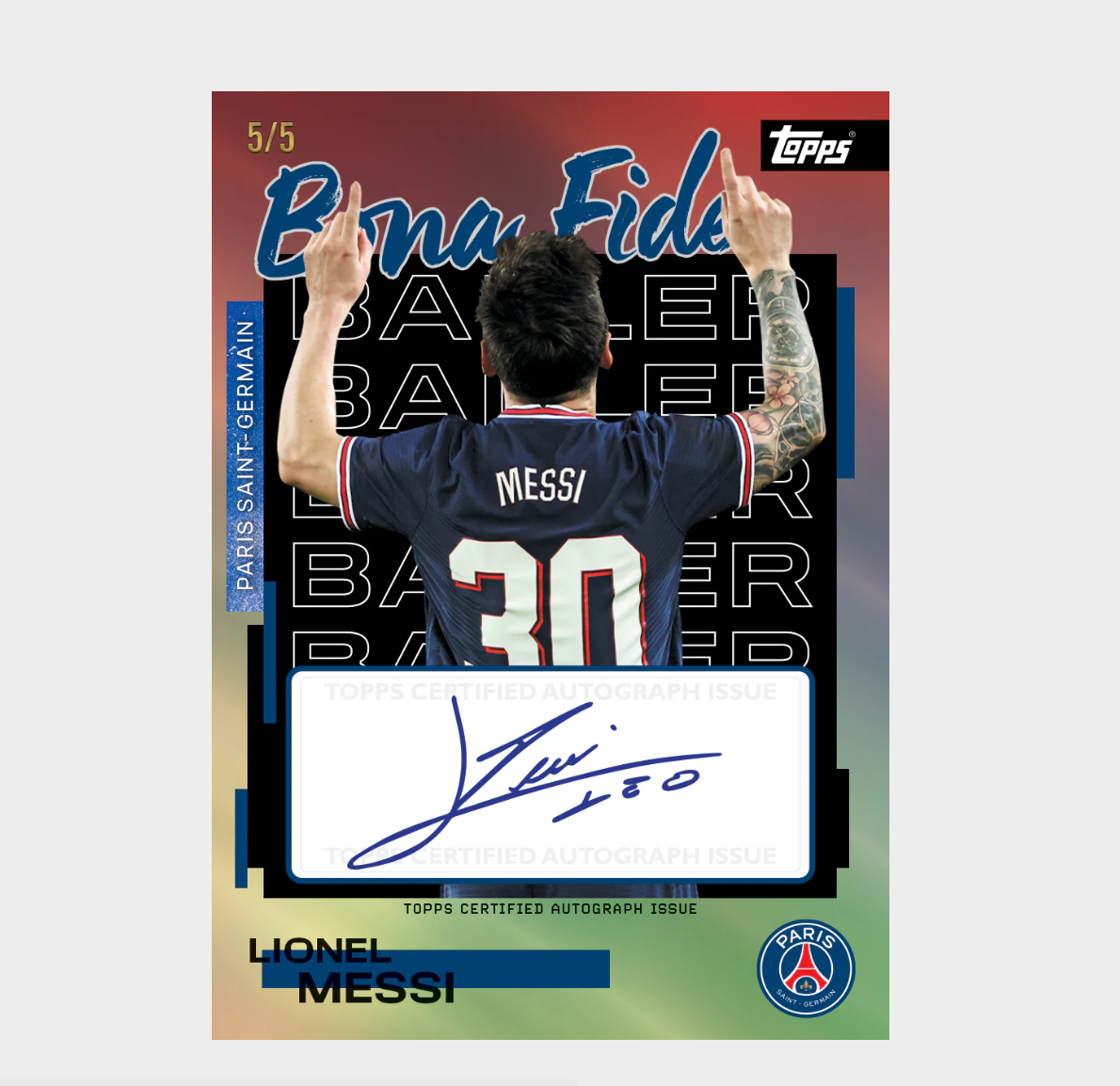 「GOH’S」2025-26 TOPPS® Paris Saint-Germain Team Set PSG大巴黎隊盒