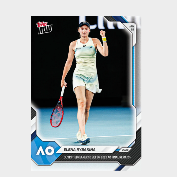 「GOH’S」Elena Rybakina - 2026 Topps NOW® Tennis - Card 7 - PR: 641
