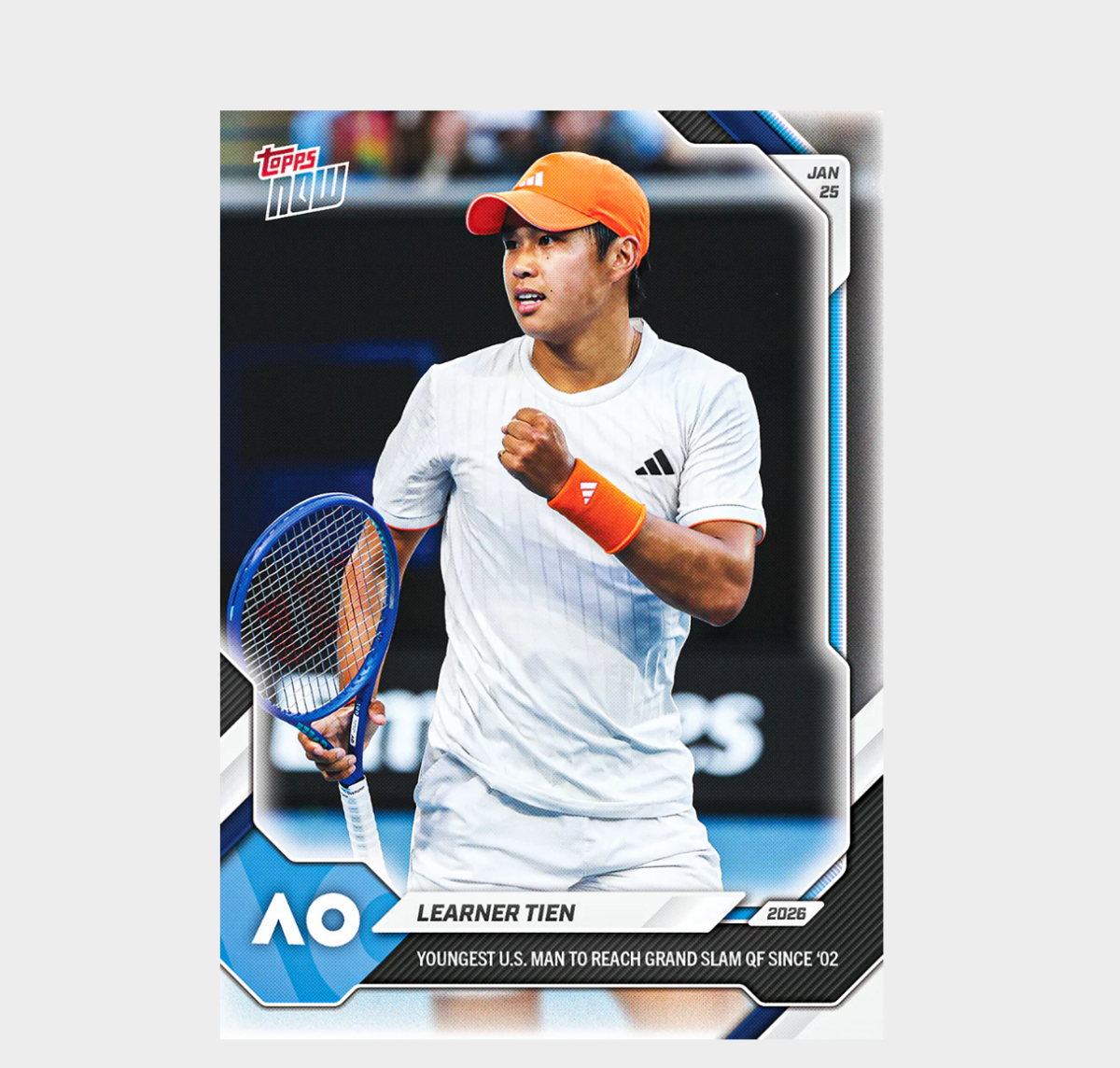 「GOH’S」Learner Tien - 2026 Tennis Topps NOW® - Card 3 - PR: 881