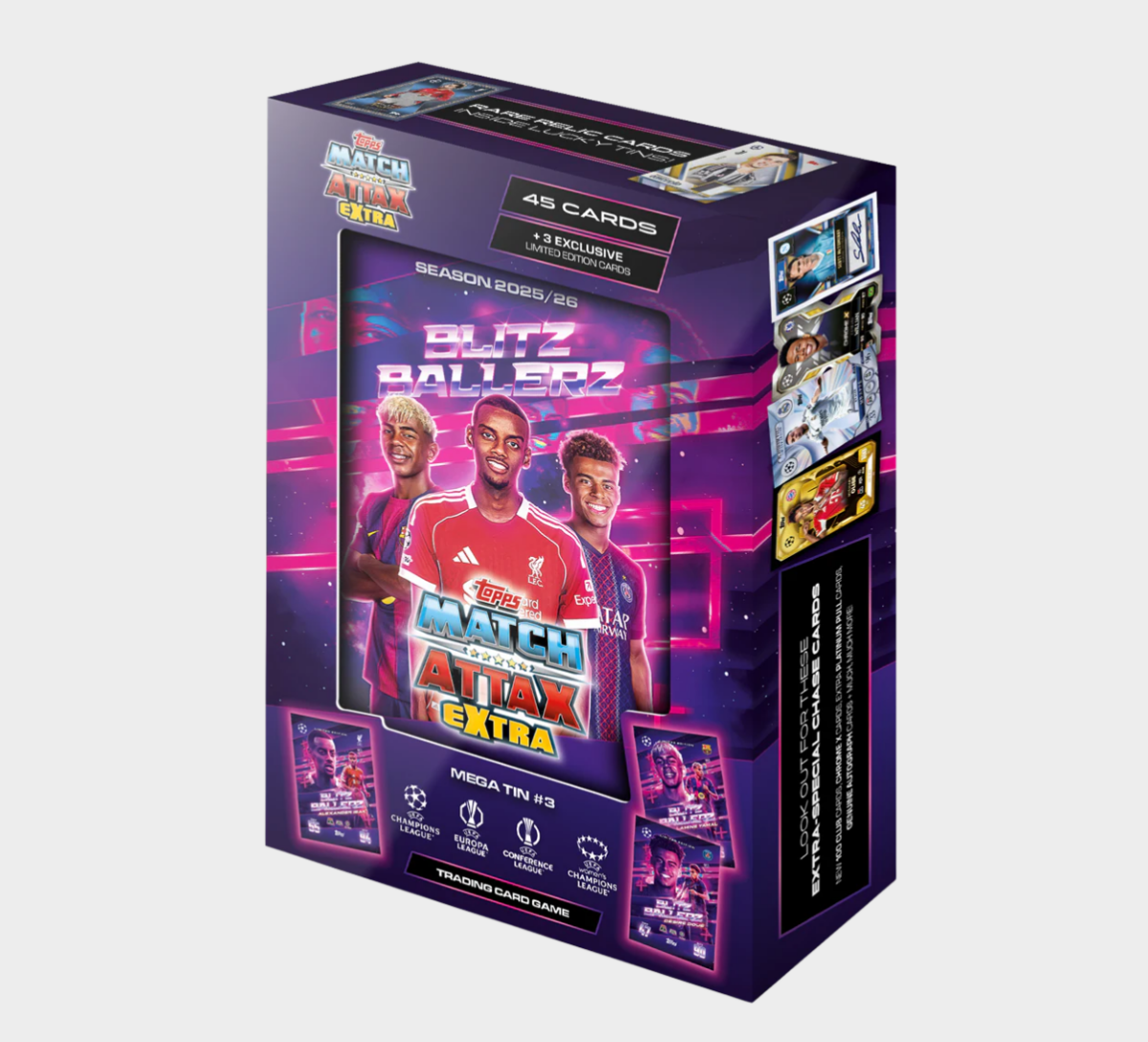 「GOH’S」2025-26 TOPPS Match Attax Extra UCC Mega Tin - Blitzballers紫色