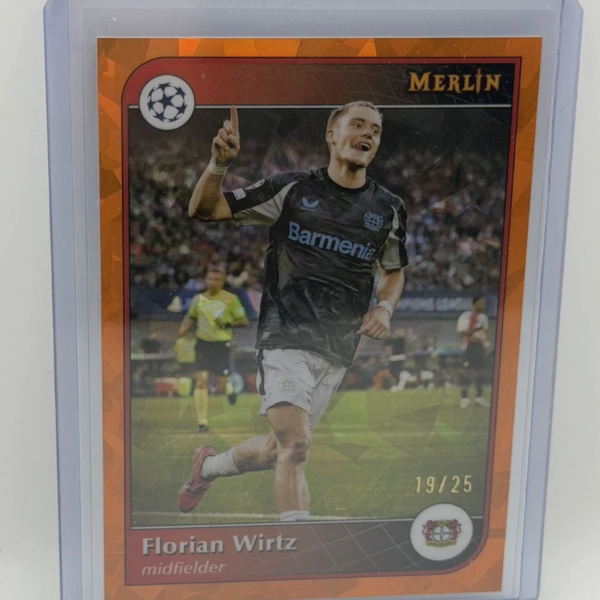 「GOH’S」Florian Wirtz 2024/25 Topps Merlin Orange Atomic Refractor /25 - 代購