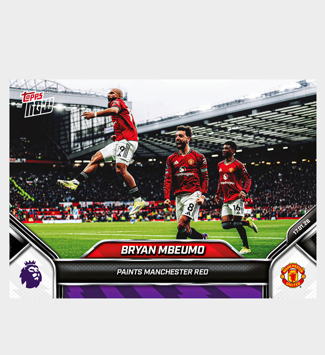 「GOH’S」Bryan Mbeumo - 2025-26 Premier League Topps NOW® - Card 108 - PR: 1554