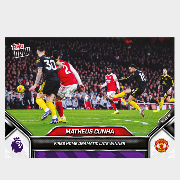 「GOH’S」Matheus Cunha - 2025-26 Premier League Topps NOW® - Card 119 - PR: 1543