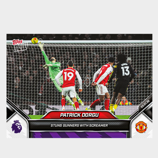 「GOH’S」Patrick Dorgu - 2025-26 Premier League Topps NOW® - Card 118 - PR: 817