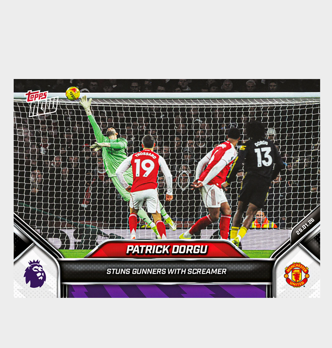 「GOH’S」Patrick Dorgu - 2025-26 Premier League Topps NOW® - Card 118 - PR: 817