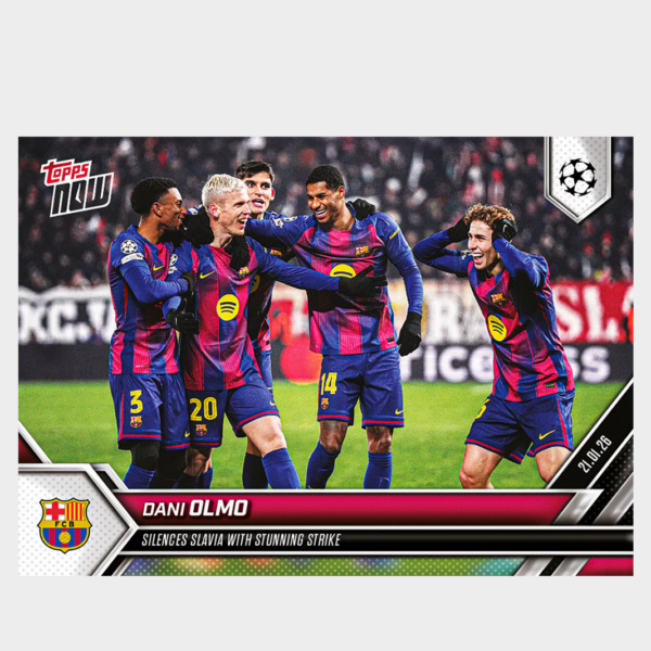 「GOH’S」Dani Olmo - 2025-26 UCL Topps NOW® - Card 80 - PR: 360