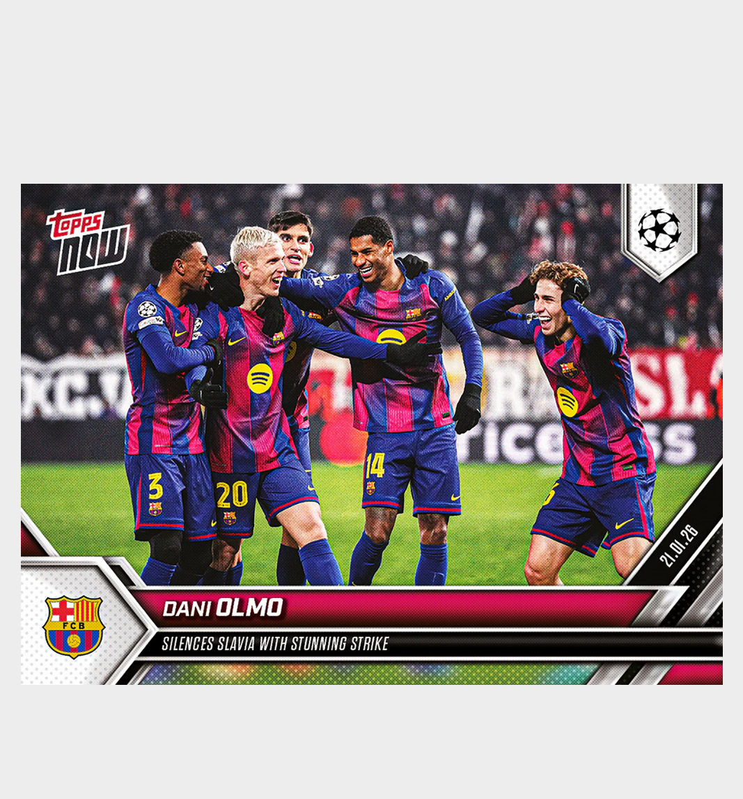 「GOH’S」Dani Olmo - 2025-26 UCL Topps NOW® - Card 80 - PR: 360