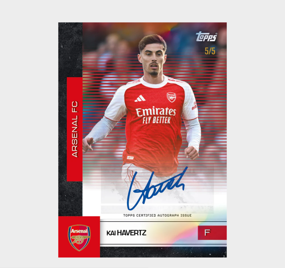 「GOH’S」2025-26 TOPPS® Arsenal Team Set 阿森納隊盒