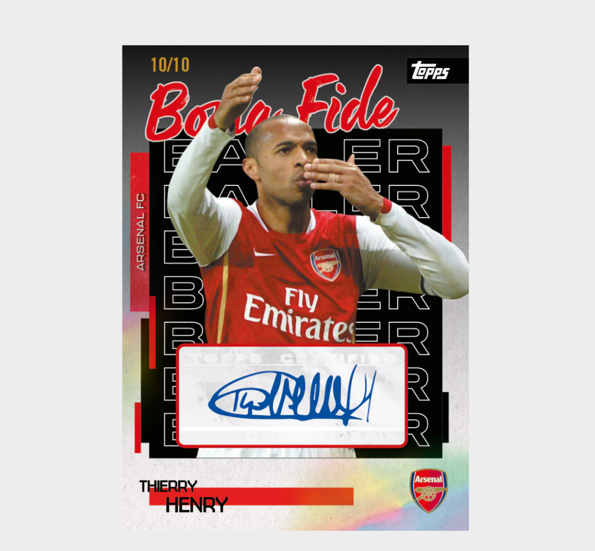 「GOH’S」2025-26 TOPPS® Arsenal Team Set 阿森納隊盒