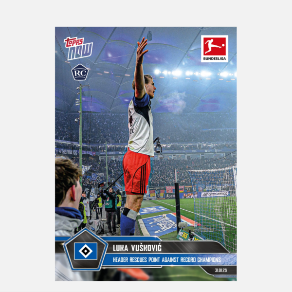 「GOH’S」Luka Vušković - 2025-26 Bundesliga Topps NOW® - Card 114 - PR: 3945