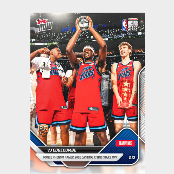 「GOH’S」VJ Edgecombe - 2025-26 NBA Topps NOW® - Card 174 - PR: 3562