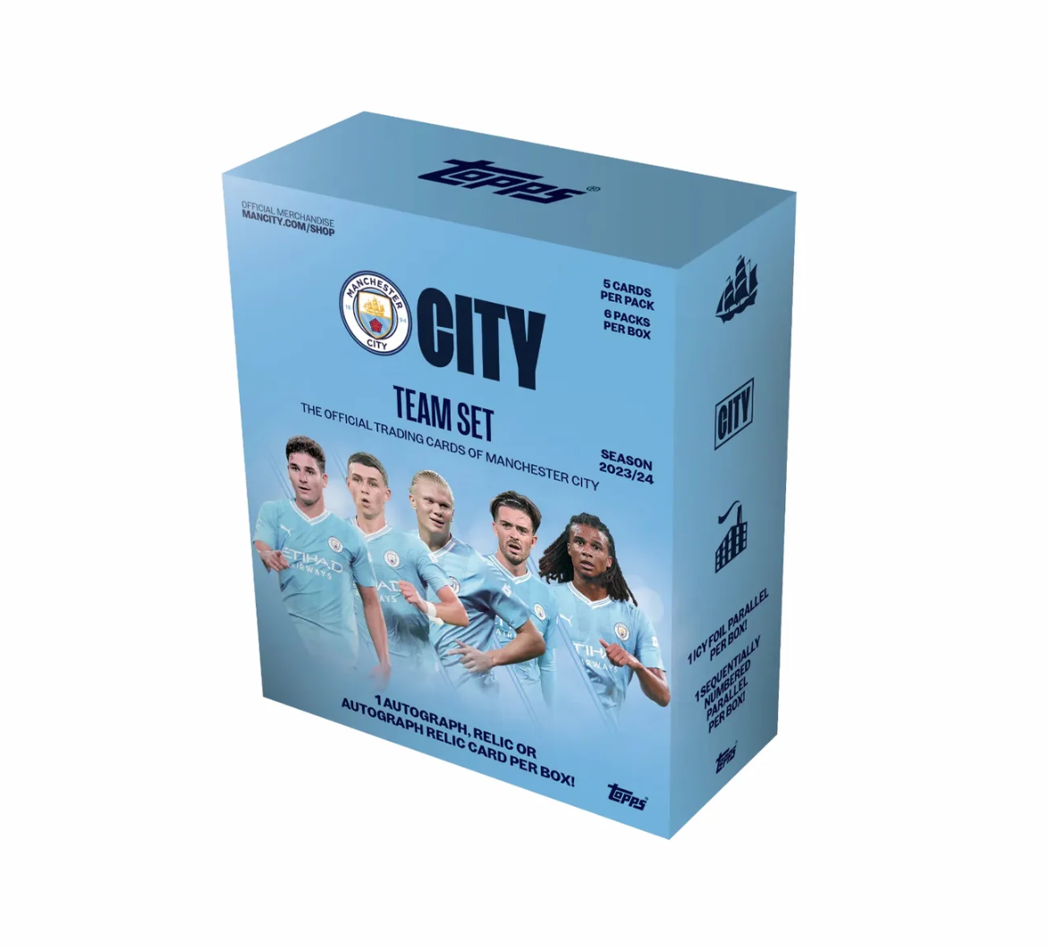 「GOH’S」2023-24 TOPPS® Manchester City FC Team Set 曼城隊盒