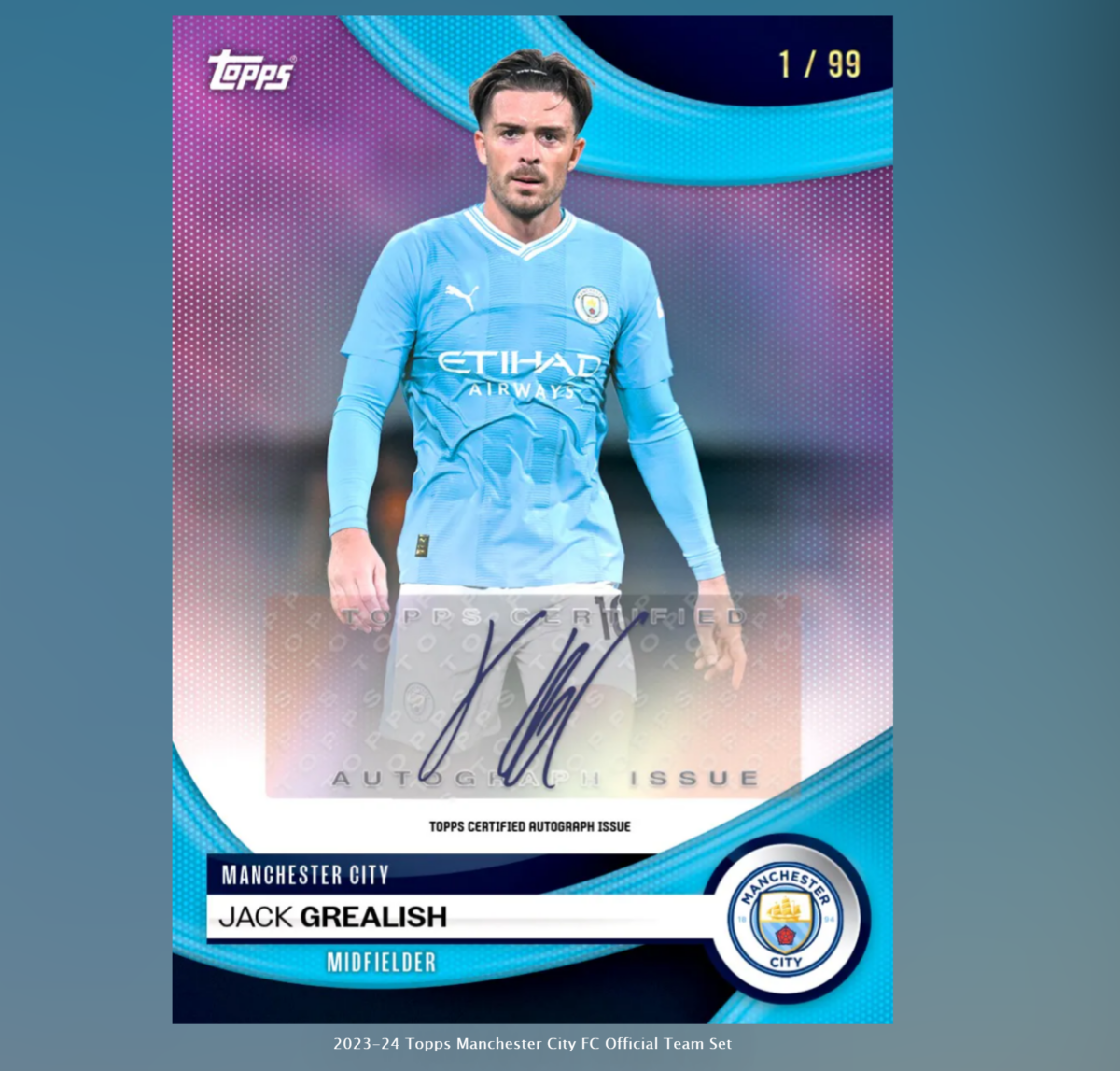 「GOH’S」2023-24 TOPPS® Manchester City FC Team Set 曼城隊盒